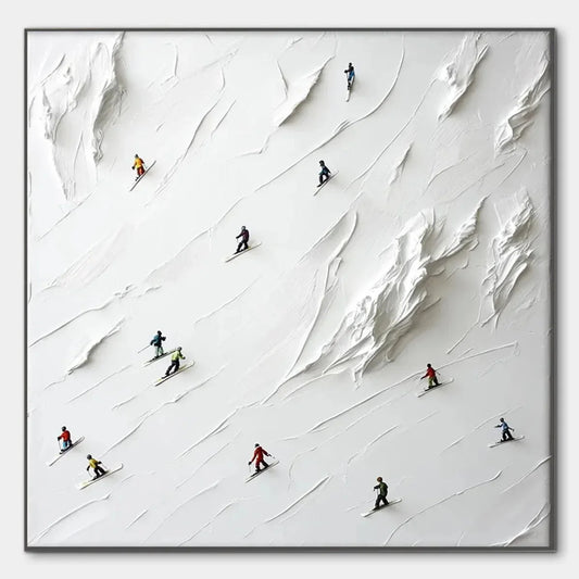 WHITE RUSH | hanging in , Minimalist wall art