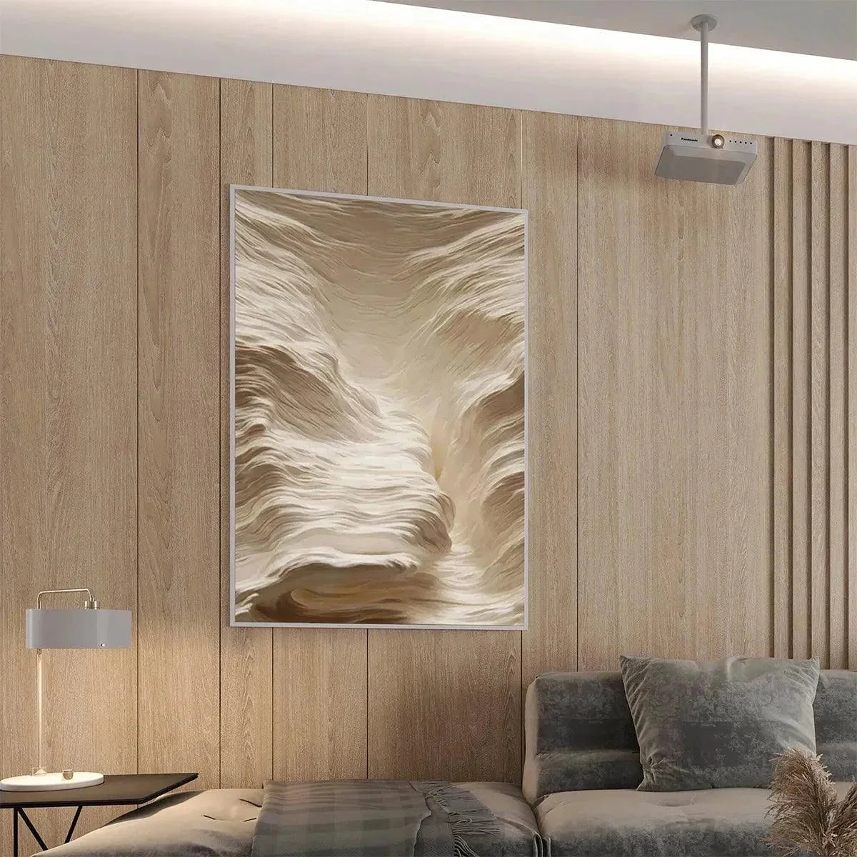 WHITE SAND DUNES | rolled canvas, ready for custom framing