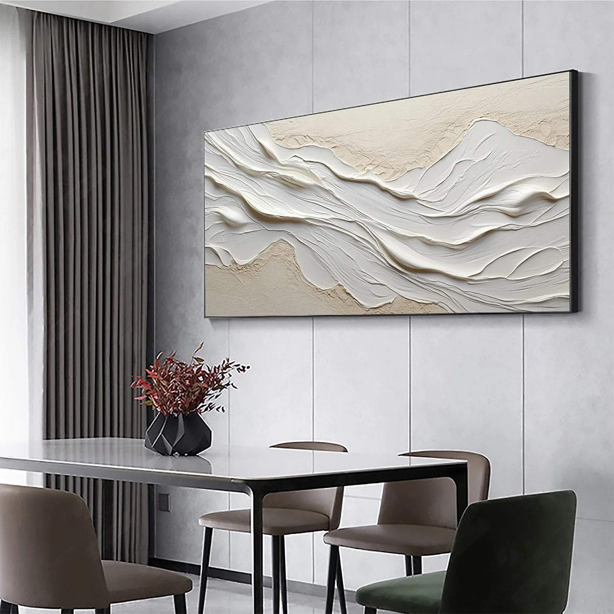 WHITE SANDS | Abstract mood, soft natural light studio shot