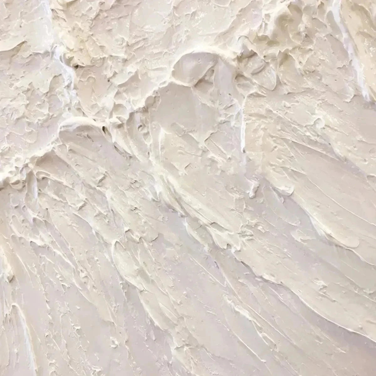 WHITE SANDS | rectangular format, hand-painted canvas edge