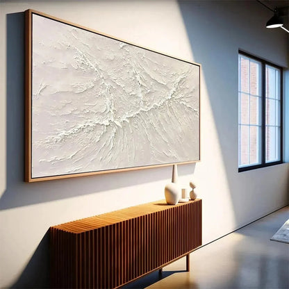 WHITE SANDS | black frame version on white wall