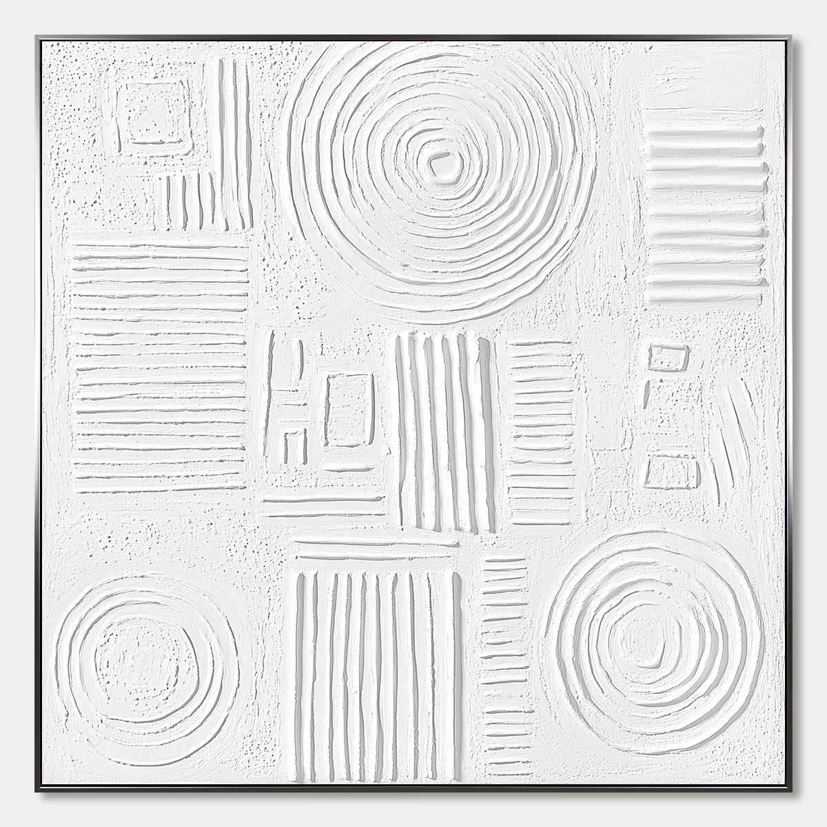 WHITE | hanging in , Minimalist wall art