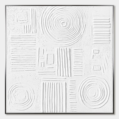 WHITE | hanging in , Minimalist wall art