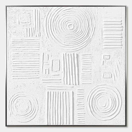 WHITE | hanging in , Minimalist wall art