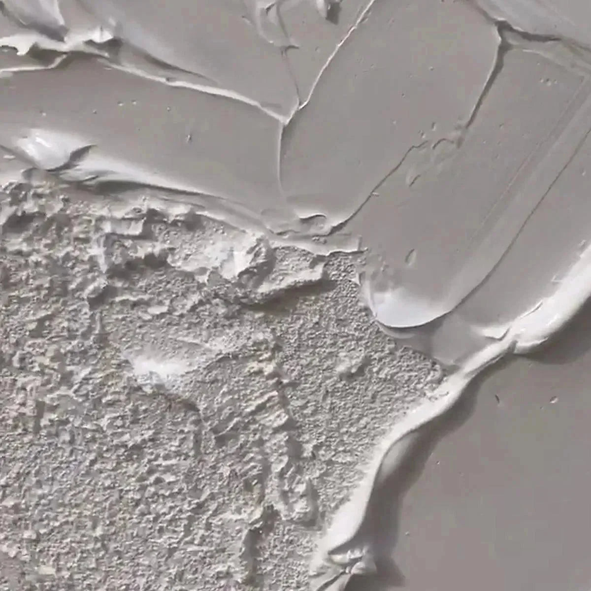 WHITE TEXTURE | rectangular format, hand-painted canvas edge
