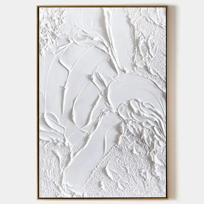 WHITE TEXTURE | hanging in , Minimalist wall art