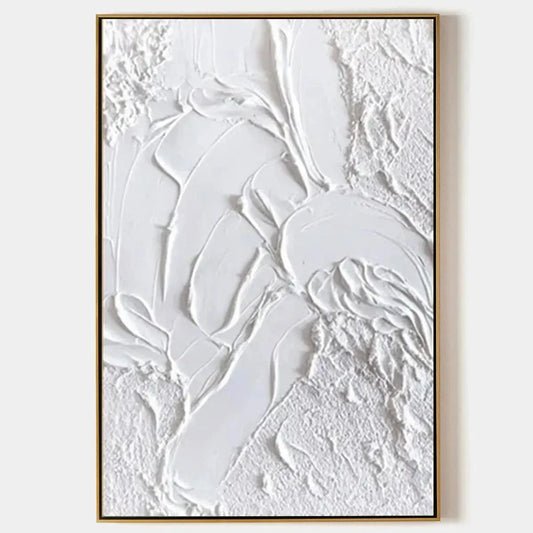 WHITE TEXTURE | hanging in , Minimalist wall art