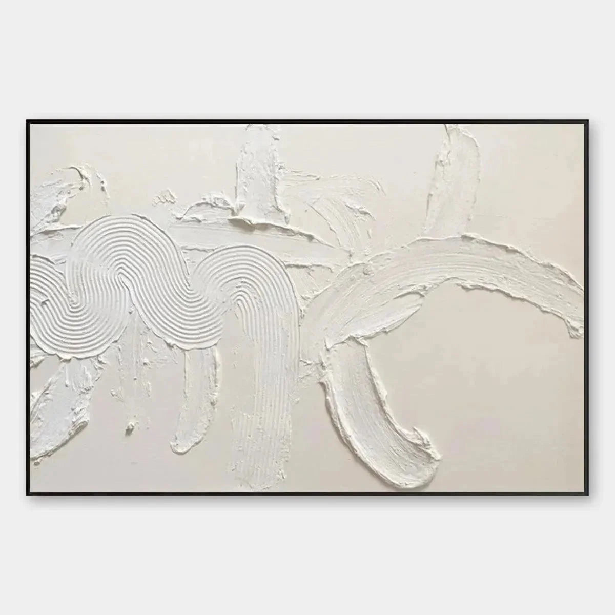 WHITE TEXTURED ABSTRACT | hanging in , Abstract wall art