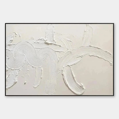 WHITE TEXTURED ABSTRACT | hanging in , Abstract wall art
