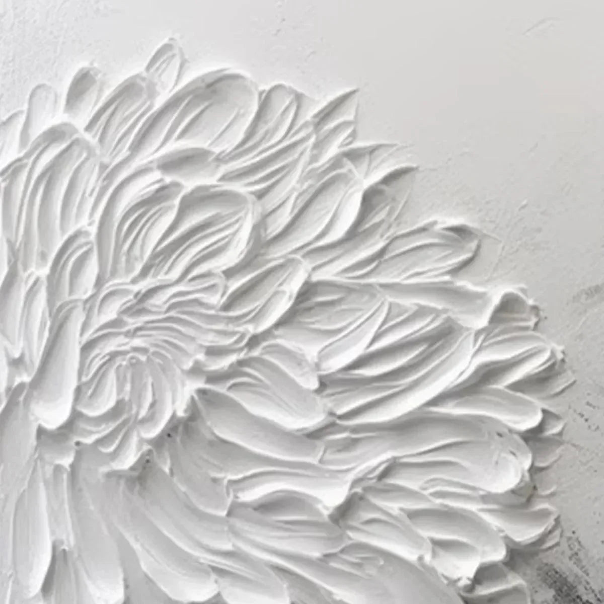 WHITE TEXTURED BLOOM | multi-color palette, original  art
