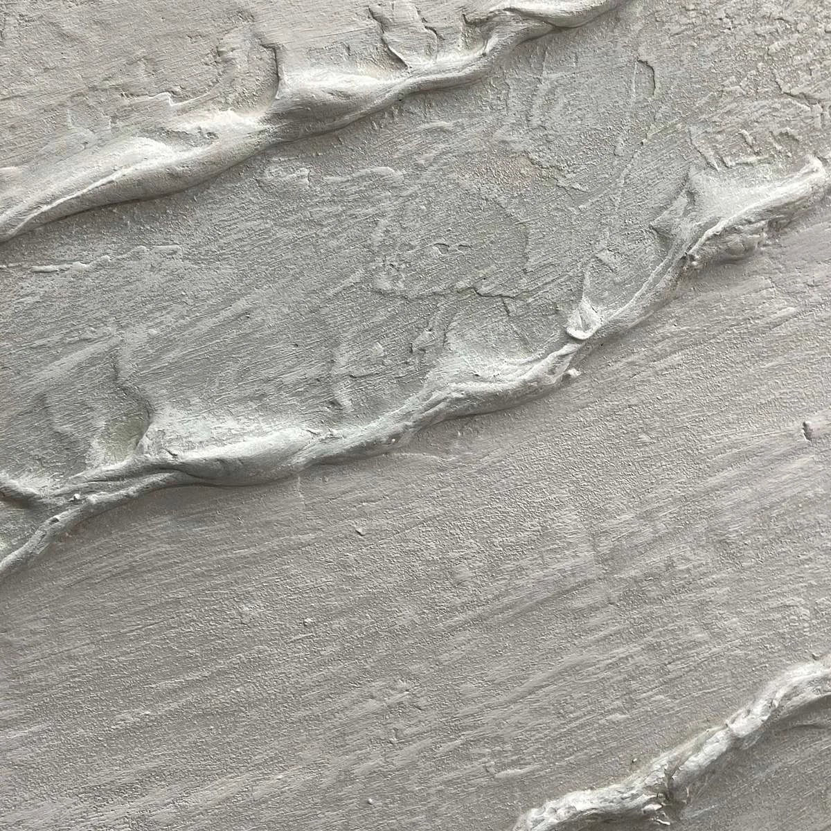 WHITE TEXTURED LINES DIPTYCH | rectangular format, hand-painted canvas edge