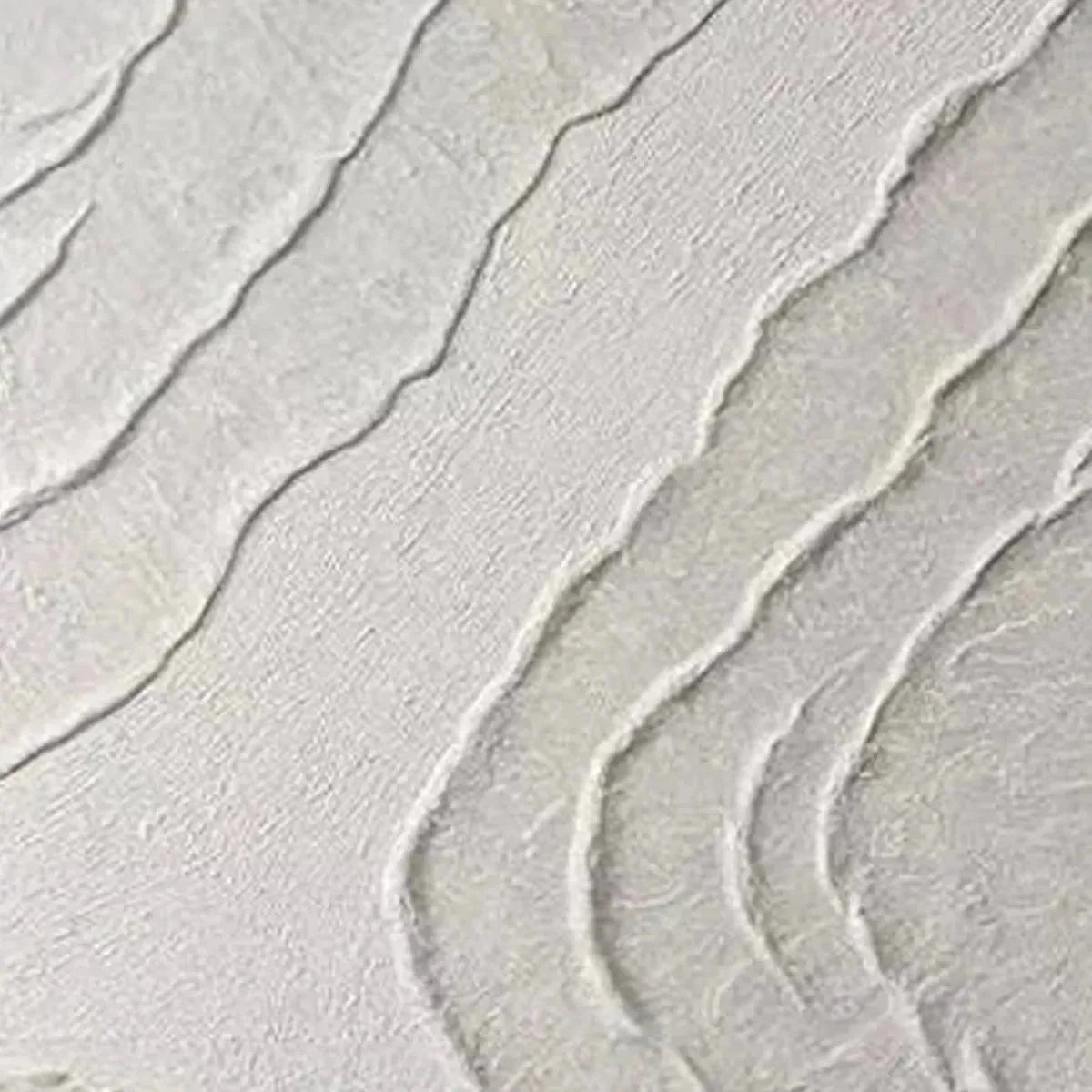 WHITE TEXTURED LINES DIPTYCH | texture detail, palette knife marks visible