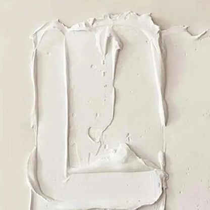 WHITE TEXTURED RELIEF | Abstract mood, soft natural light studio shot
