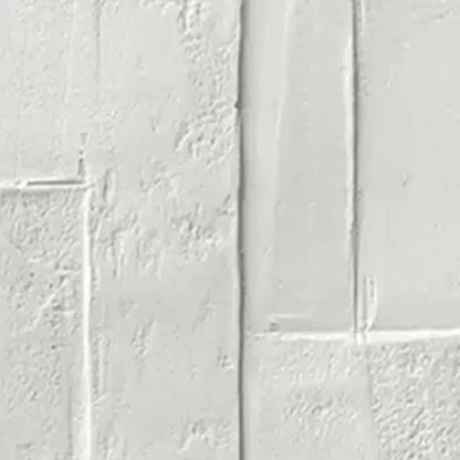 WHITE TEXTURED VERTICAL DIPTYCH | rectangular format, hand-painted canvas edge