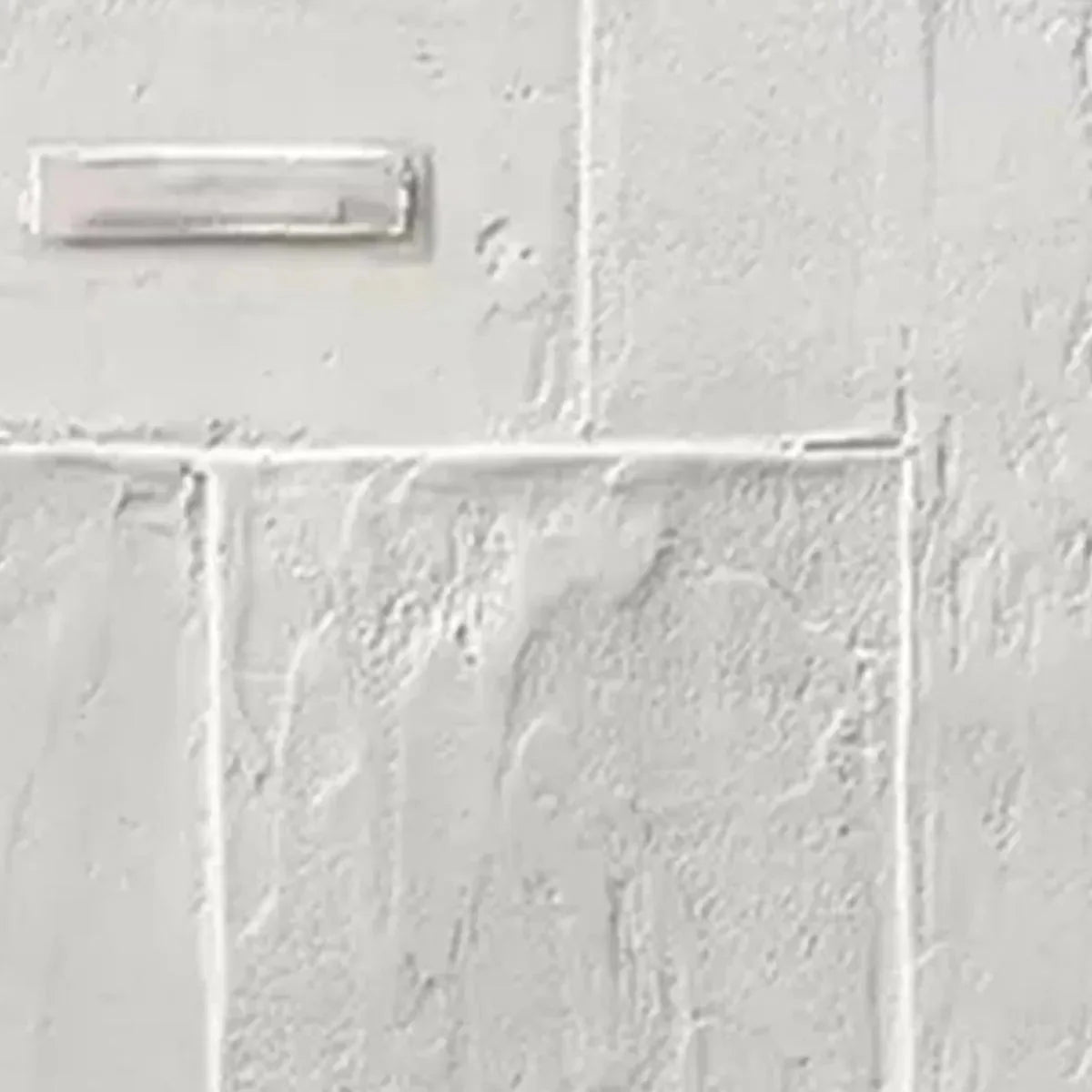 WHITE TEXTURED VERTICAL DIPTYCH | black frame version on white wall