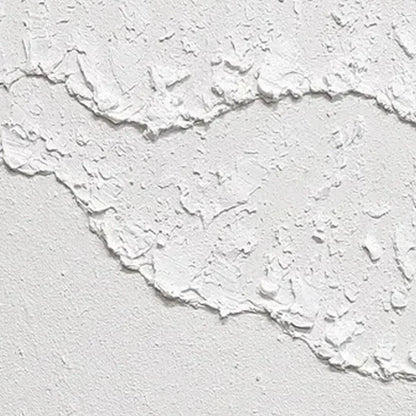 WHITE TEXTURED WAVES DIPTYCH | rolled canvas, ready for custom framing
