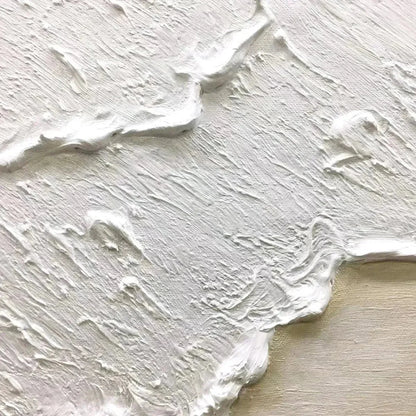 WHITE WAVE | rolled canvas, ready for custom framing