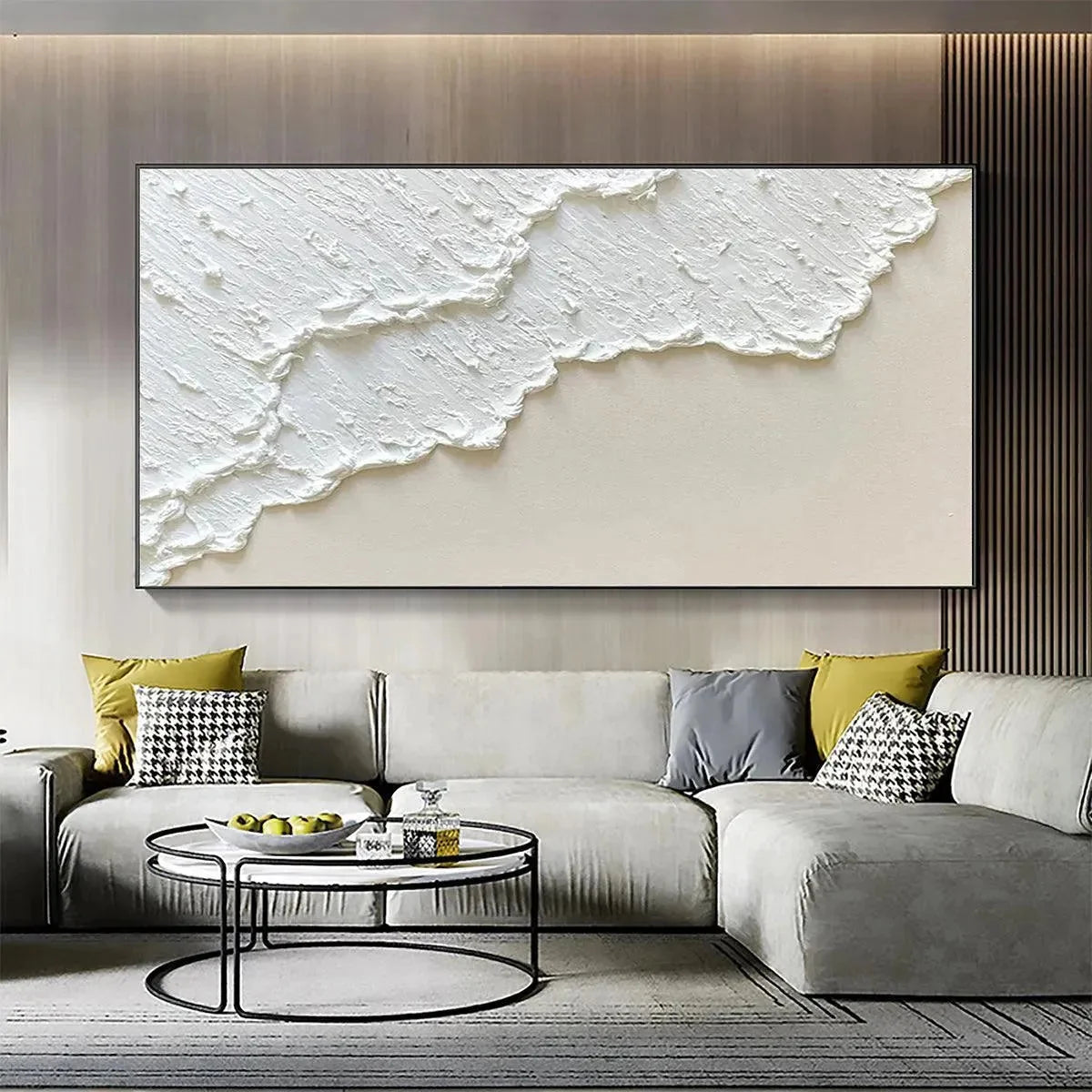 WHITE WAVE | Minimalist mood, soft natural light studio shot