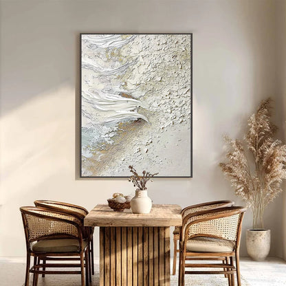 WHITEWATER WHISPER | black frame version on white wall