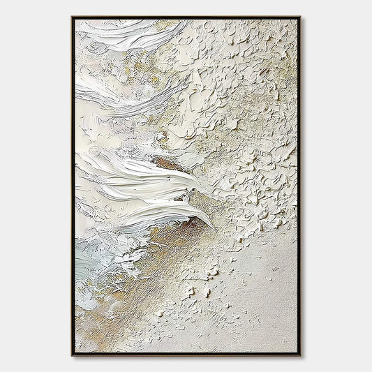 WHITEWATER WHISPER | hanging in , Wabi Sabi wall art
