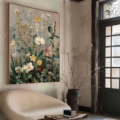 WILD BLOOM SERENADE | multi-color palette, original  art