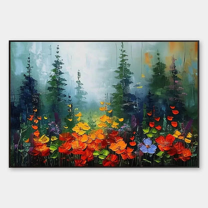 WILD FLOWER MEADOW | hanging in , Landscape wall art