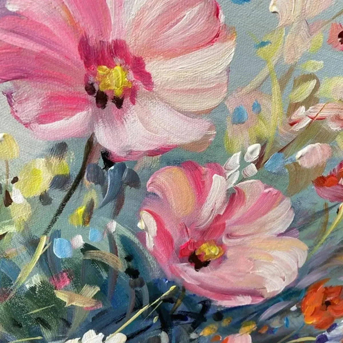 WILD MEADOW | rolled canvas, ready for custom framing