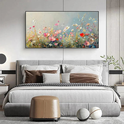 WILD MEADOW | pink palette, original  art