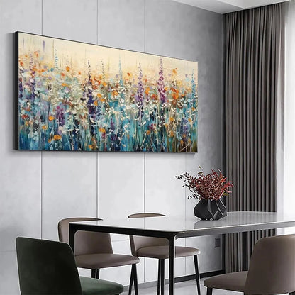 WILD MEADOW | black frame version on white wall