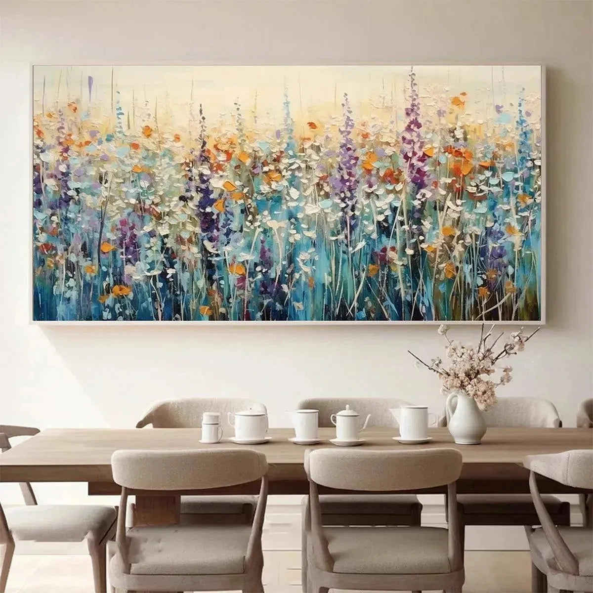 WILD MEADOW | multi-color palette, original  art
