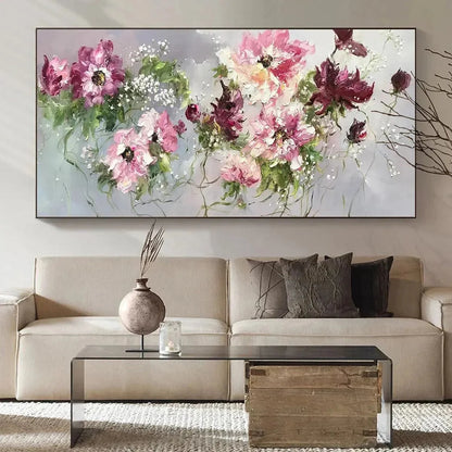 WILD ROSE WHISPERS | Abstract closeup, raised brushwork detail