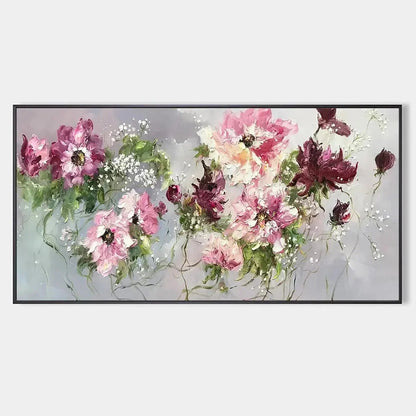 WILD ROSE WHISPERS | hanging in , Abstract wall art