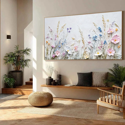 WILDFLOWER SERENADE | multi-color palette, original  art