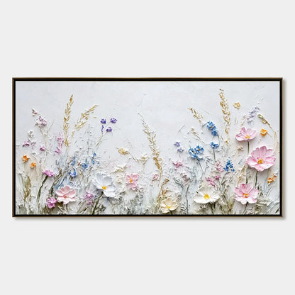 WILDFLOWER SERENADE | hanging in , Abstract wall art