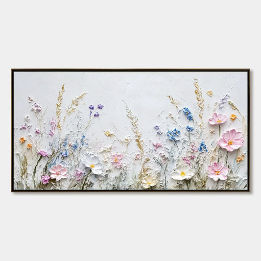 WILDFLOWER SERENADE | hanging in , Abstract wall art