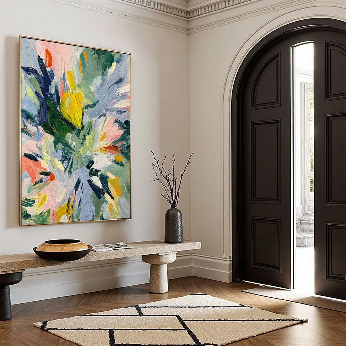 WILDFLOWER SYMPHONY | multi-color palette, original  art