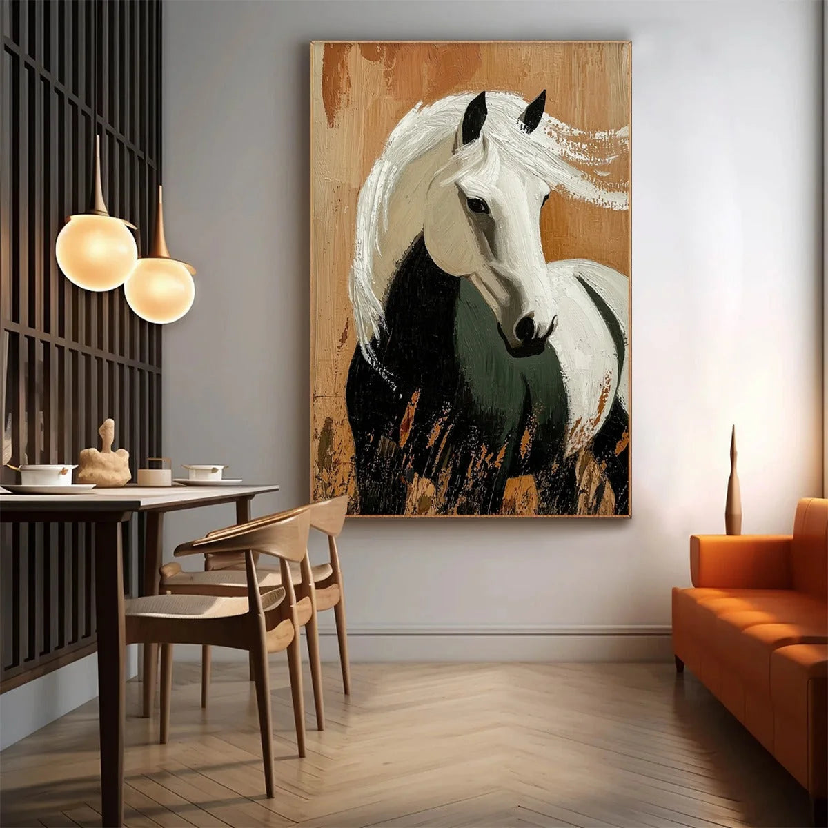 WINDWHISPER | black frame version on white wall