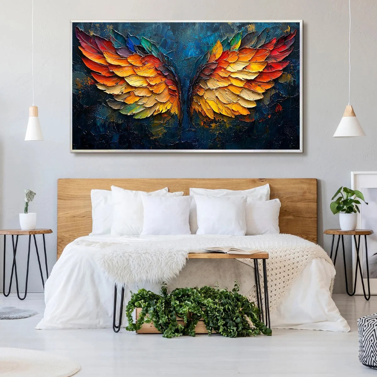 WINGS OF FIRE | black frame version on white wall