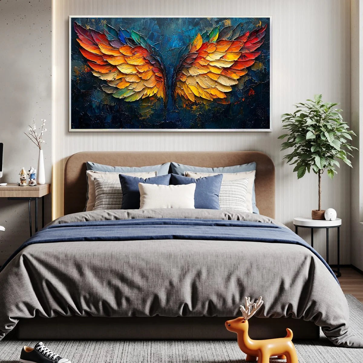 WINGS OF FIRE | Abstract mood, soft natural light studio shot