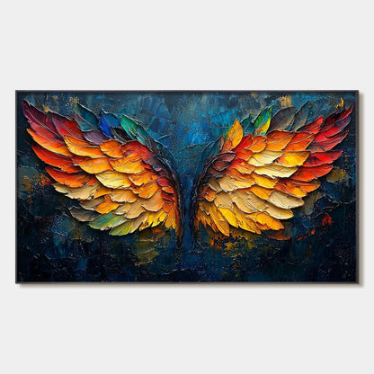 WINGS OF FIRE | hanging in , Abstract wall art