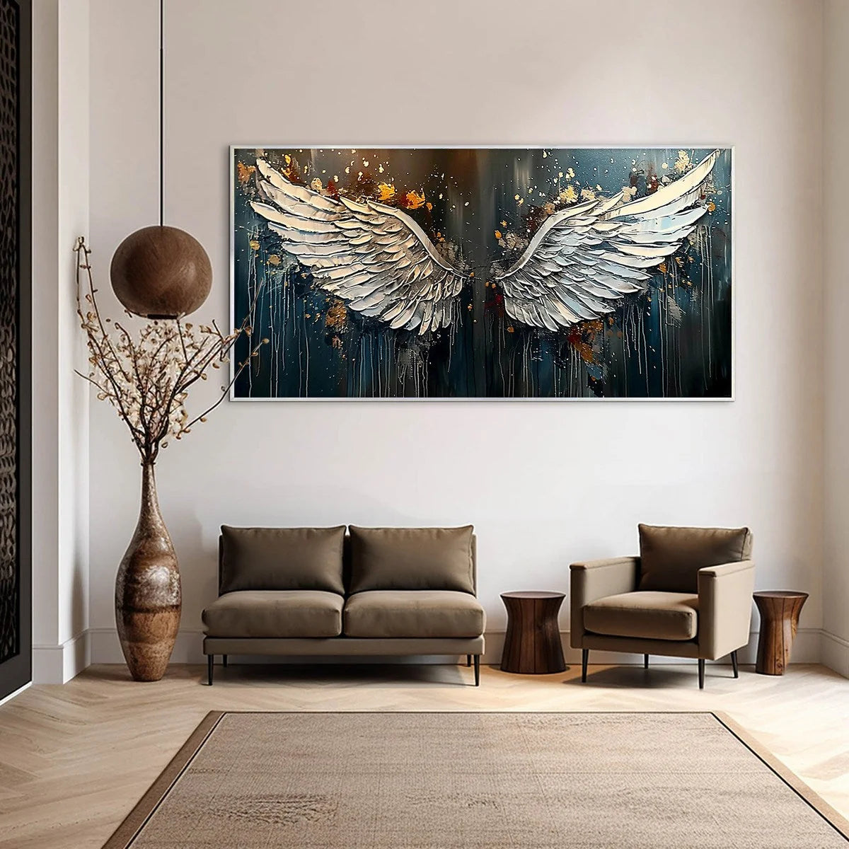 WINGS OF HOPE | rolled canvas, ready for custom framing