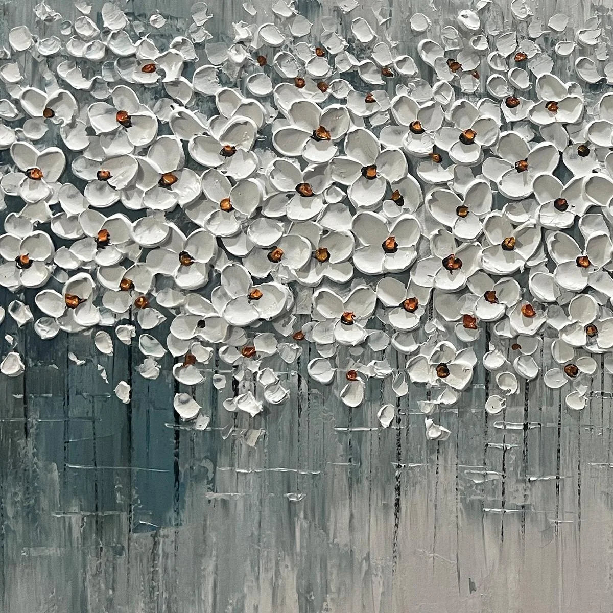 WINTER BLOSSOM | rolled canvas, ready for custom framing