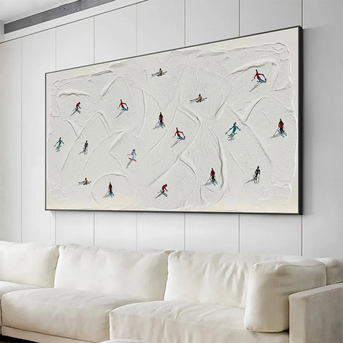 WINTER RHAPSODY | black frame version on white wall