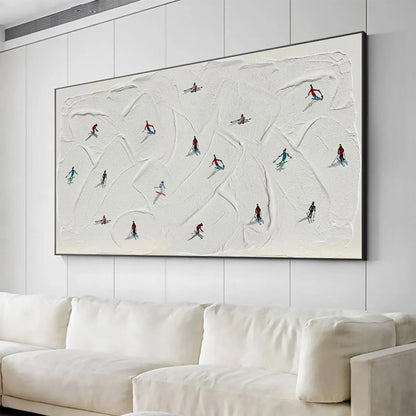 WINTER RHAPSODY | black frame version on white wall