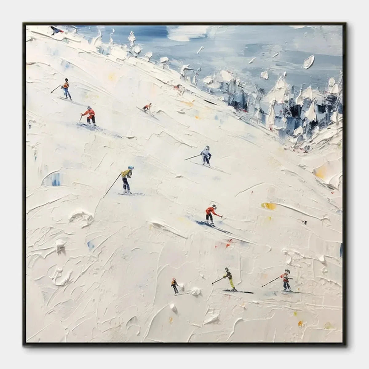 WINTER'S DANCE | hanging in , Impressionist wall art