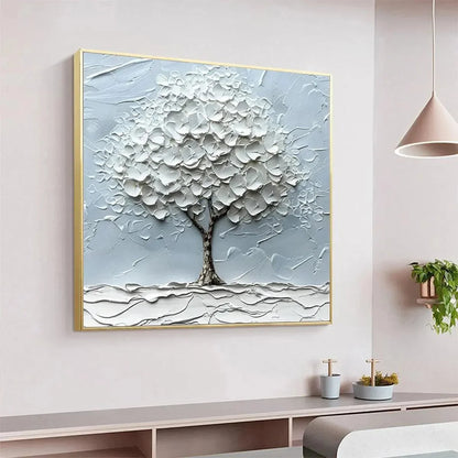 WINTER'S EMBRACE | black frame version on white wall