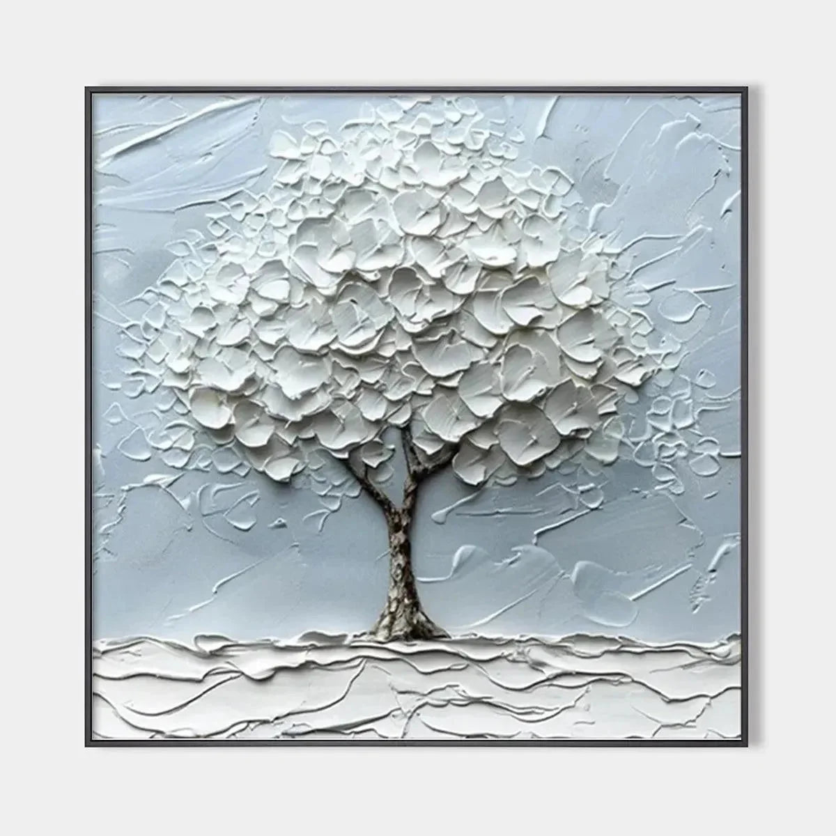 WINTER'S EMBRACE | hanging in , Minimalist wall art