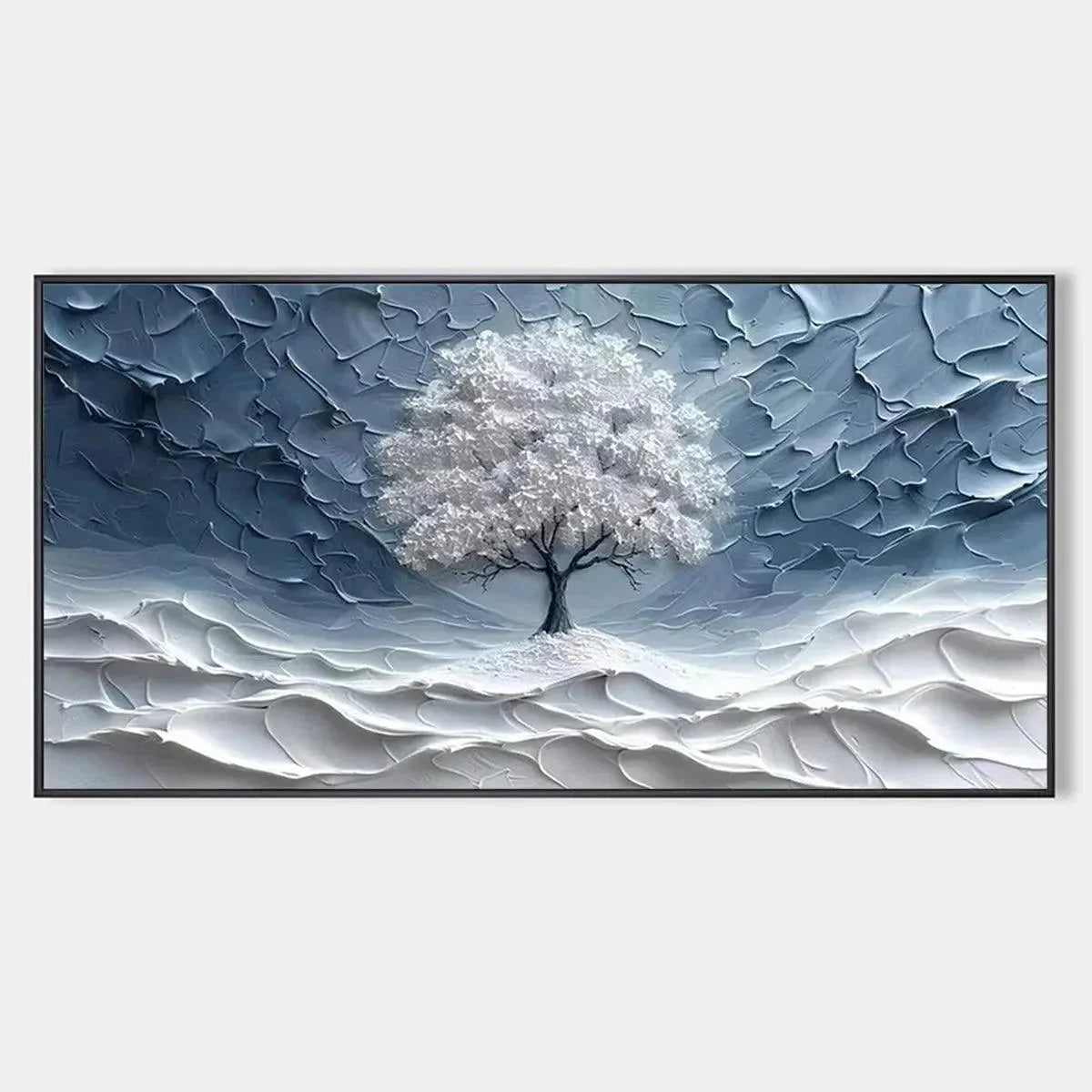 WINTER'S EMBRACE | hanging in , Landscape wall art