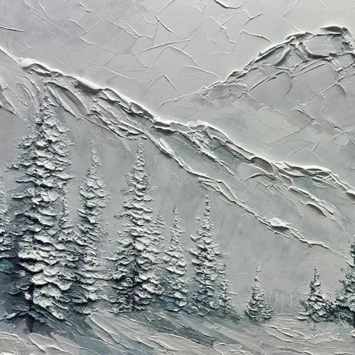 WINTER'S EMBRACE | rolled canvas, ready for custom framing