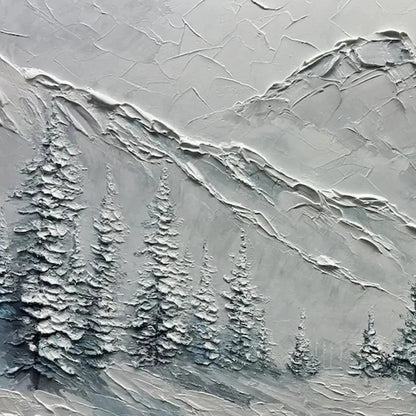 WINTER'S EMBRACE | rolled canvas, ready for custom framing